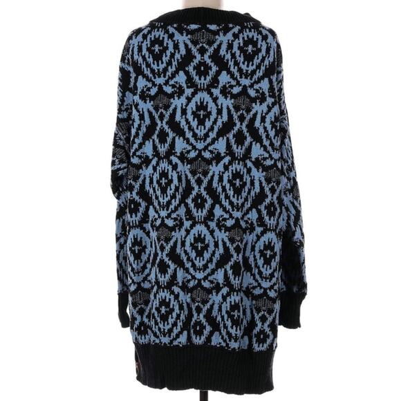 Free People Blue Winter Skies Sweater Dress - Picture 3 of 4